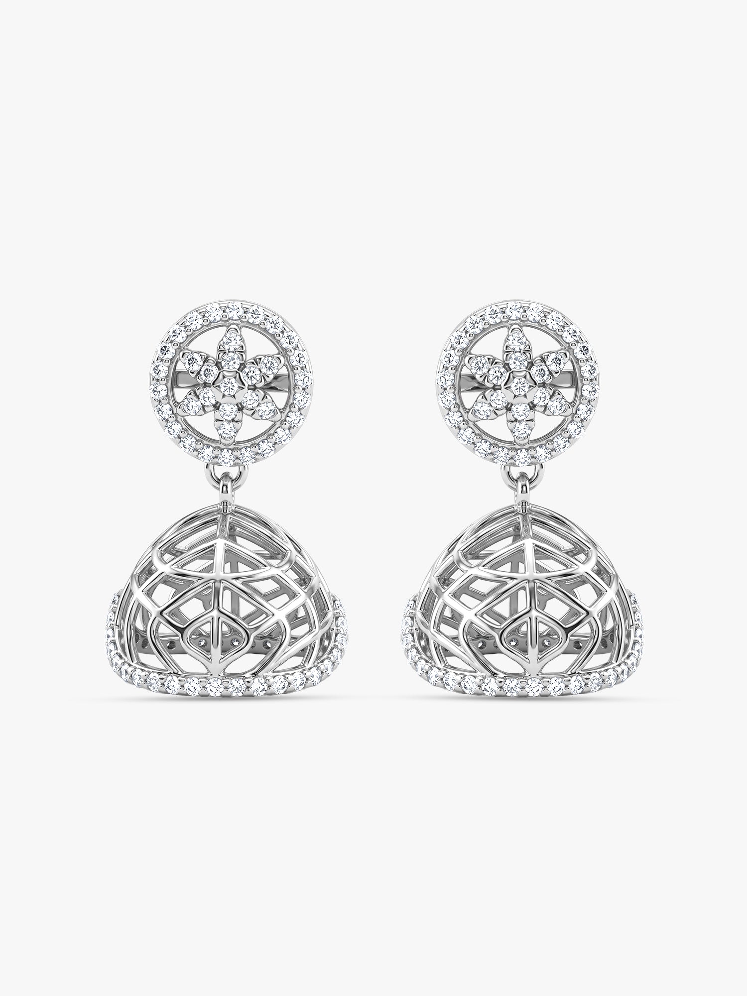 Silver Aayat Jhumki