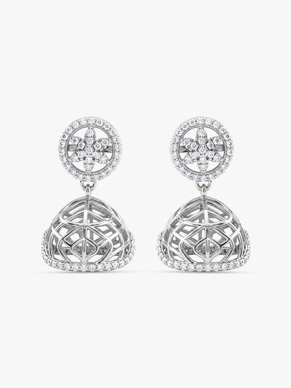 Silver Aayat Jhumki