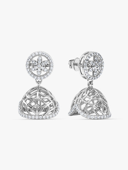 Silver Aayat Jhumki