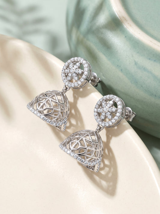 Silver Aayat Jhumki