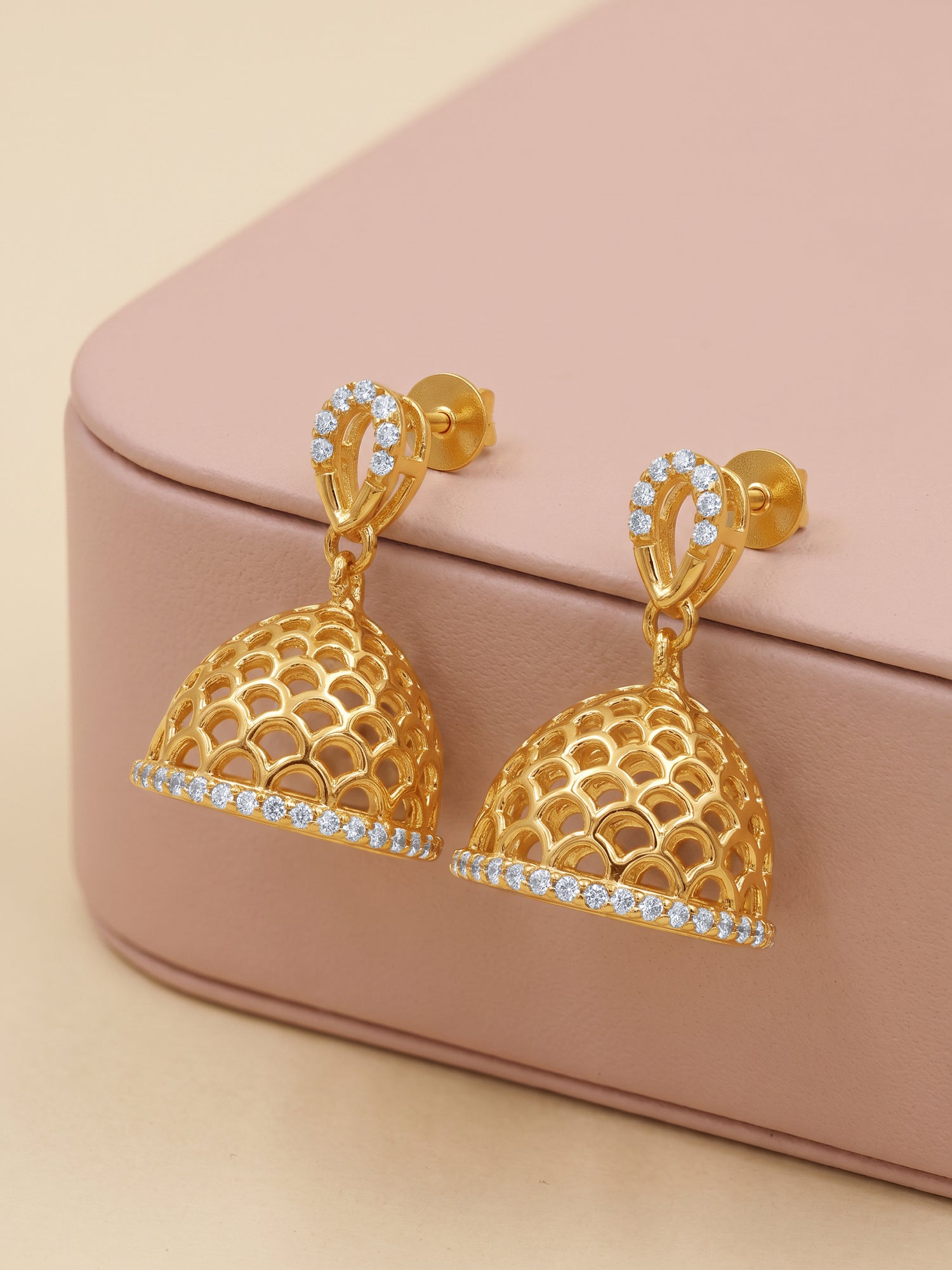 Golden Begum Jhumka