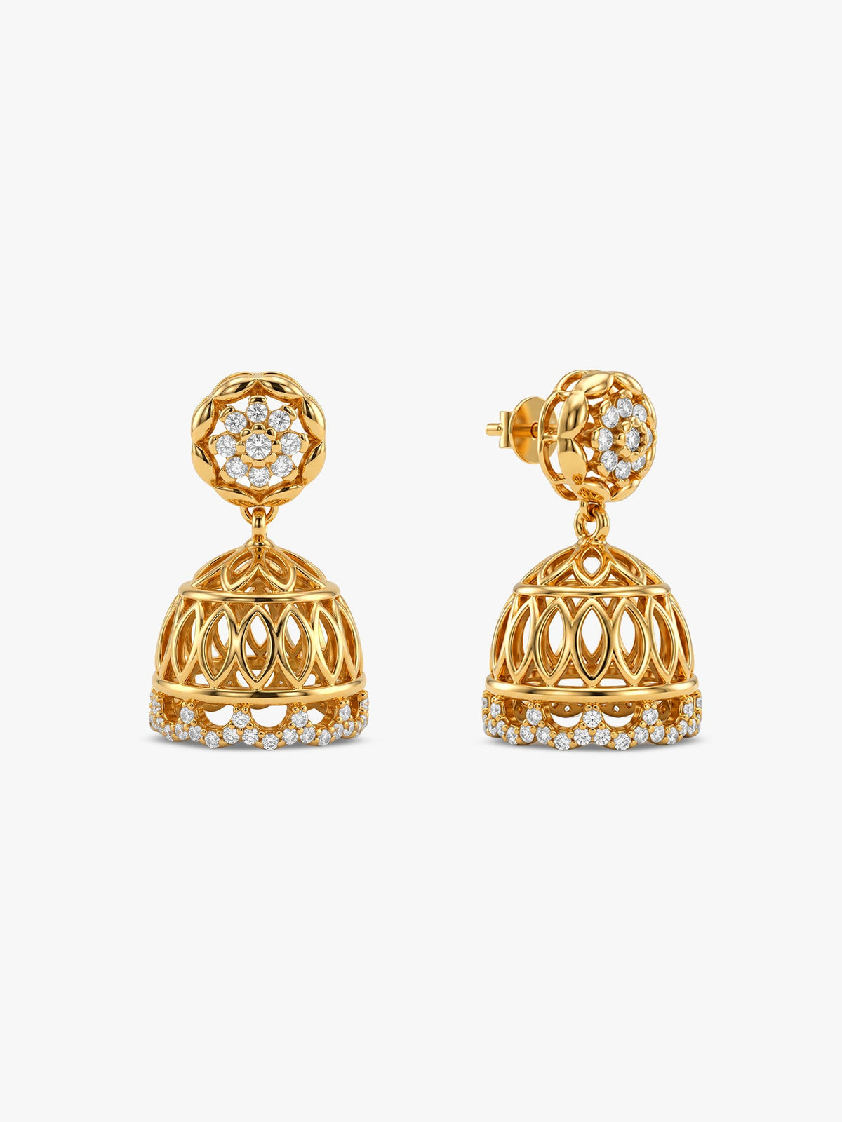 Golden Gulzaar Jhumka