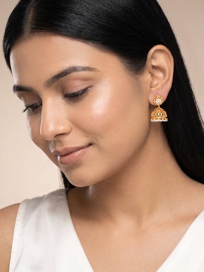 Golden Gulzaar Jhumka
