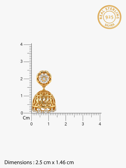 Golden Gulzaar Jhumka