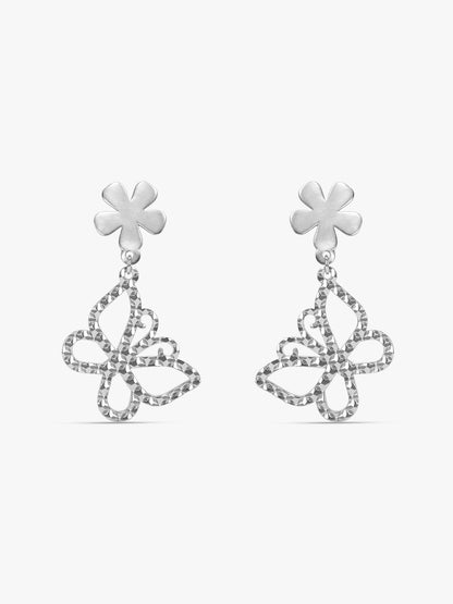Silver Mariposa Earrings