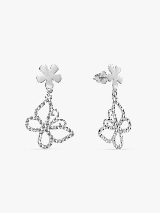 Silver Mariposa Earrings