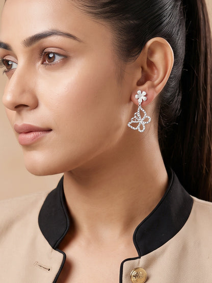 Silver Mariposa Earrings