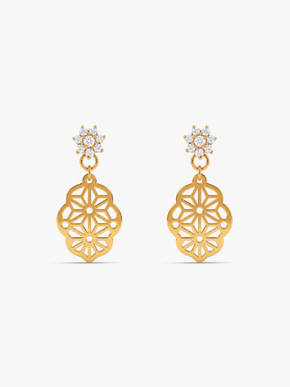 Golden Luxora Earrings