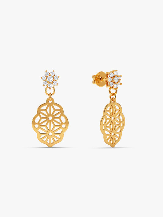 Golden Luxora Earrings