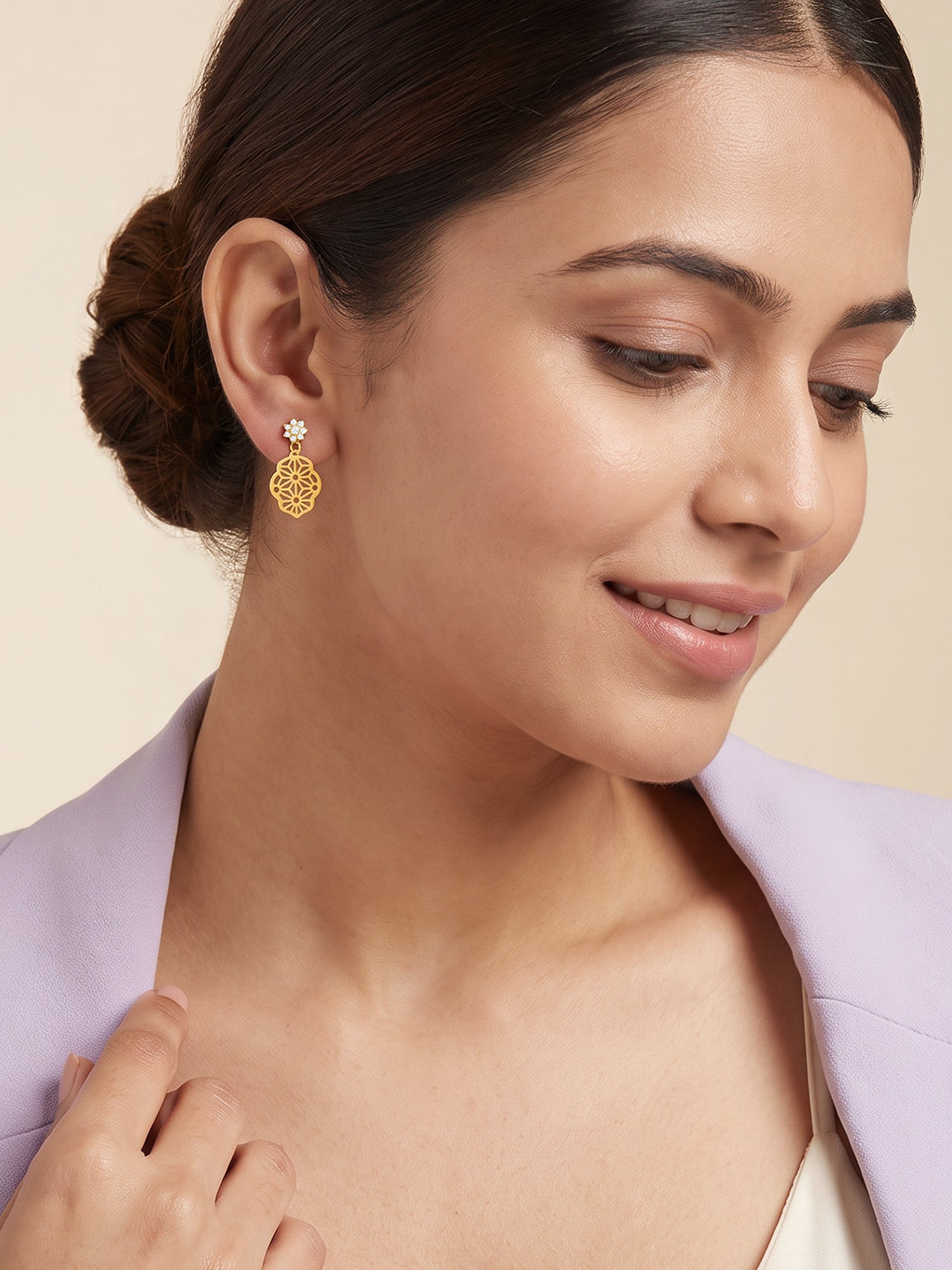Golden Luxora Earrings