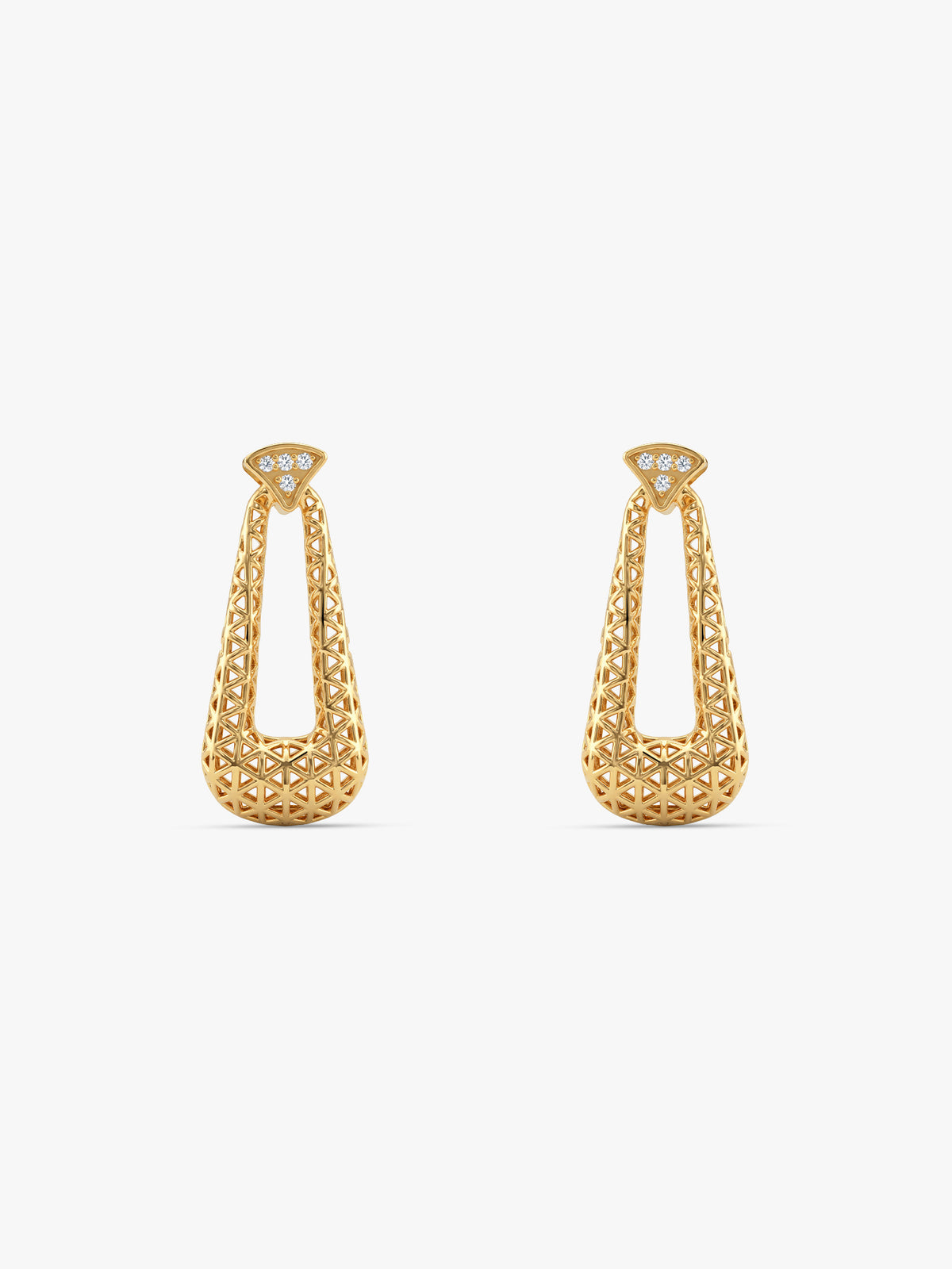 Golden Calyra Earrings