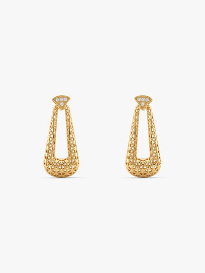 Golden Calyra Earrings
