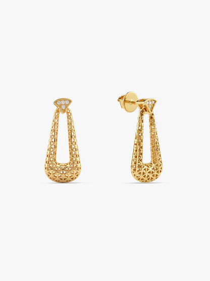 Golden Calyra Earrings