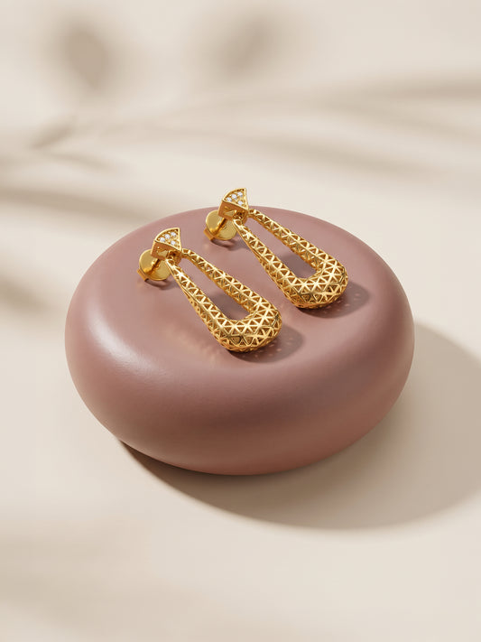 Golden Calyra Earrings