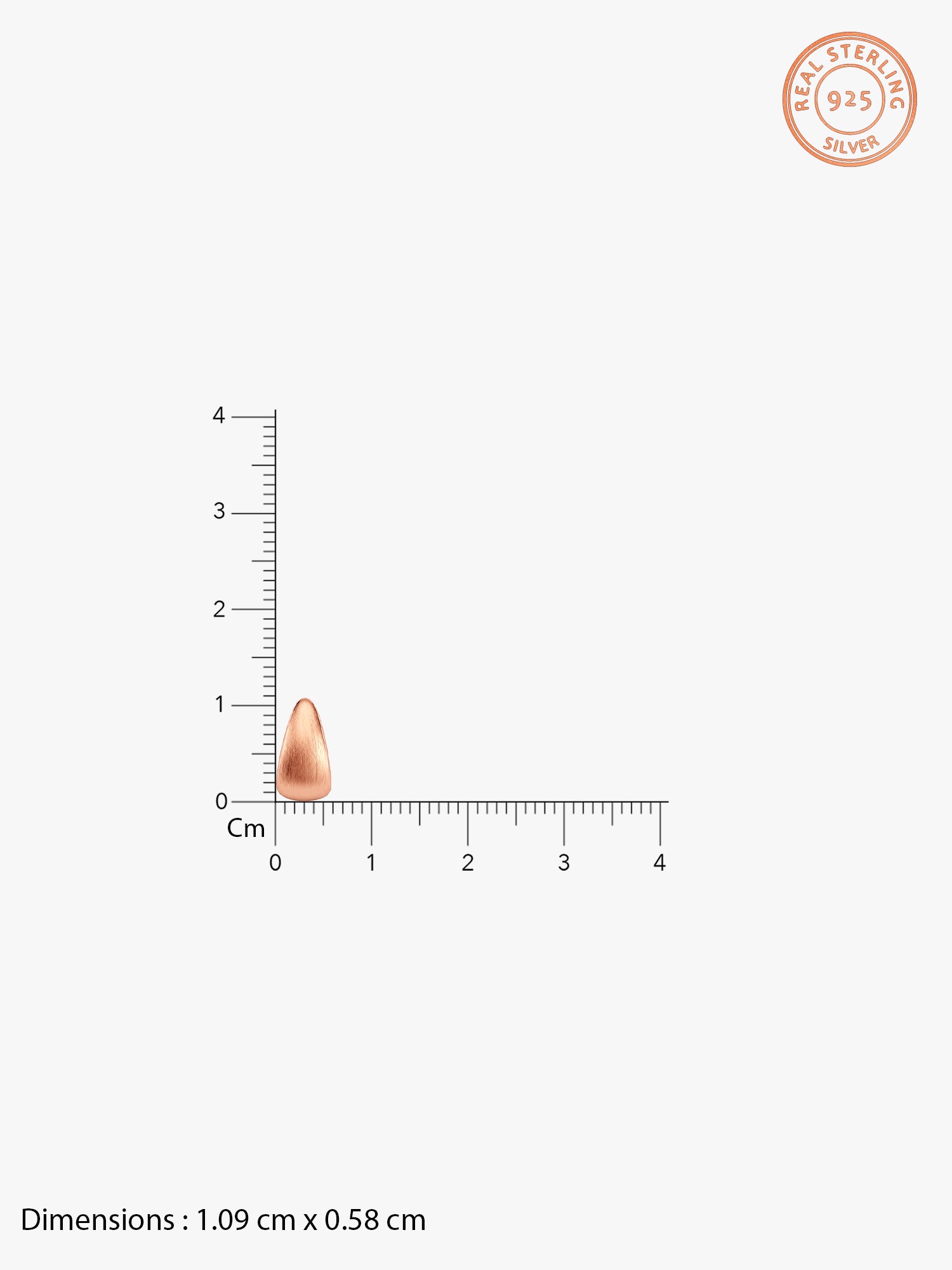 Rose Gold Stylish J Hoops