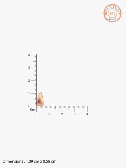 Rose Gold Stylish J Hoops