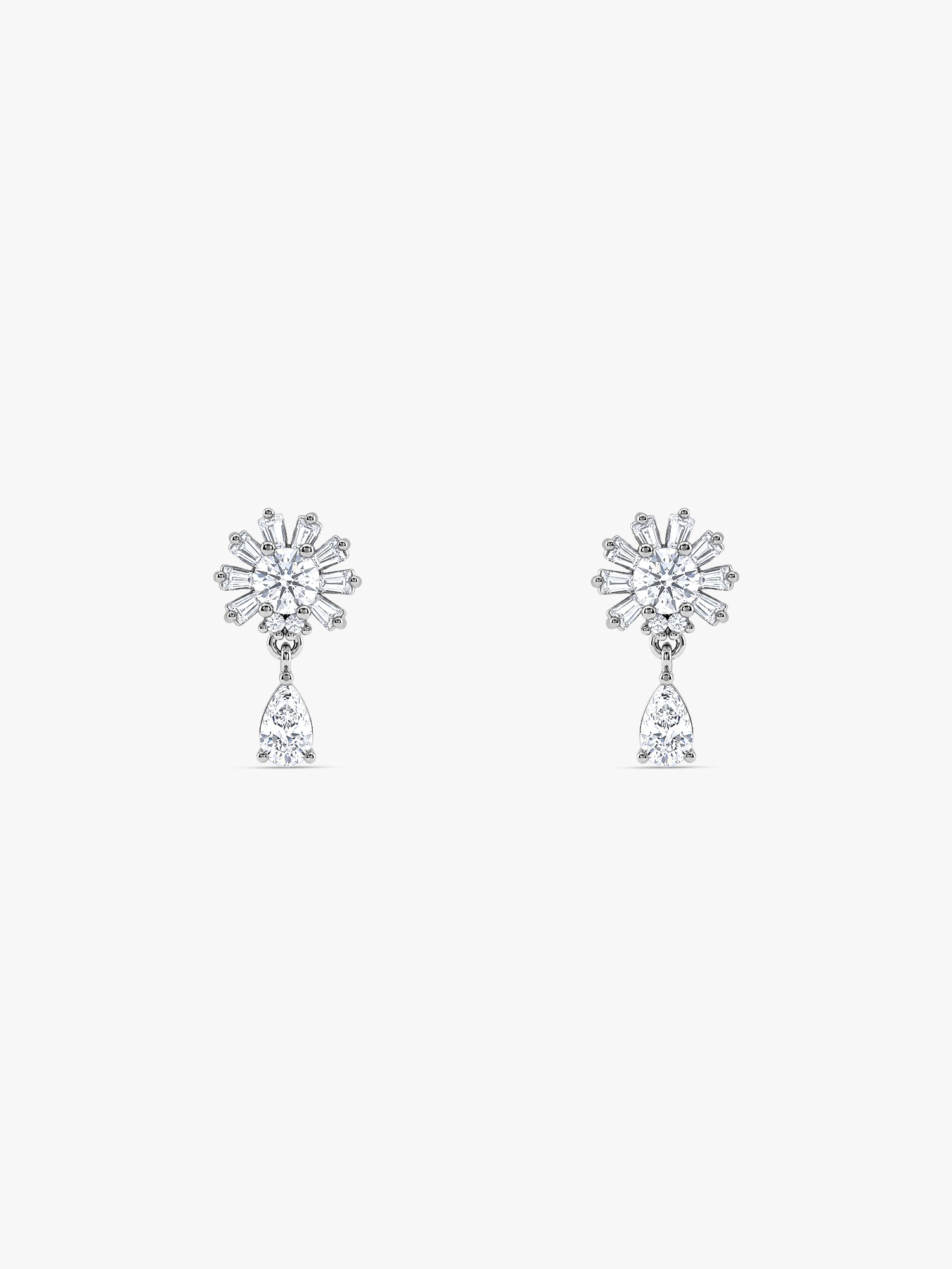 Silver My Sunflower Earrings