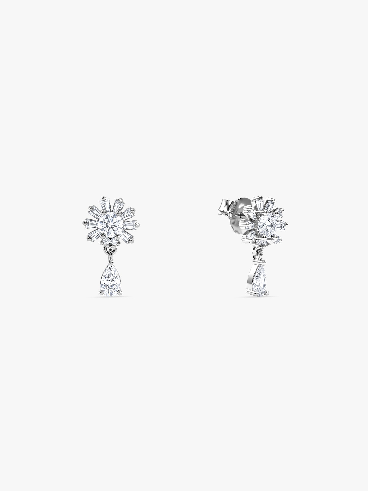 Silver My Sunflower Earrings