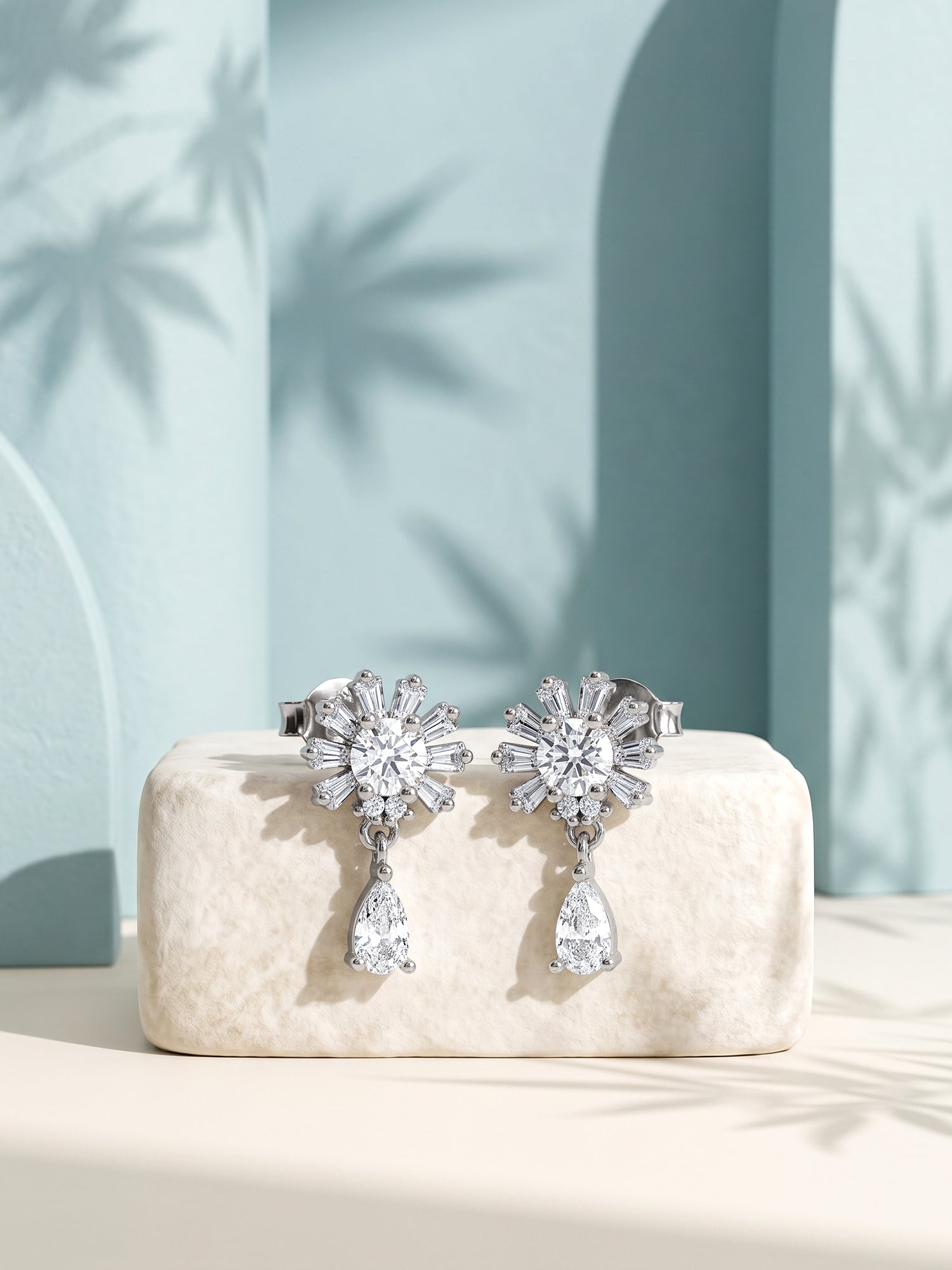 Silver My Sunflower Earrings