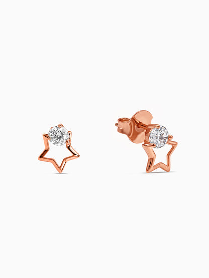 Rose Gold My Starlit Studs