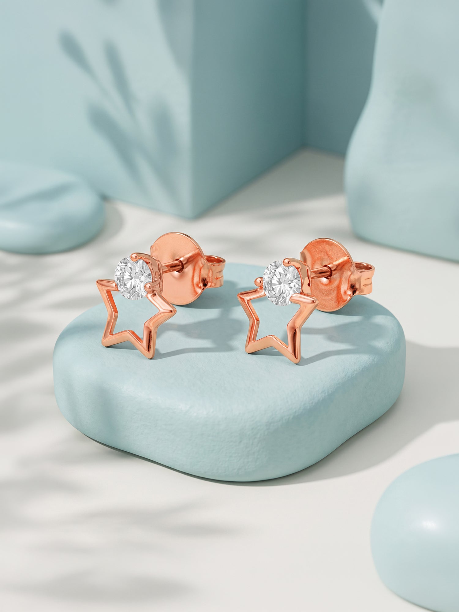 Rose Gold My Starlit Studs