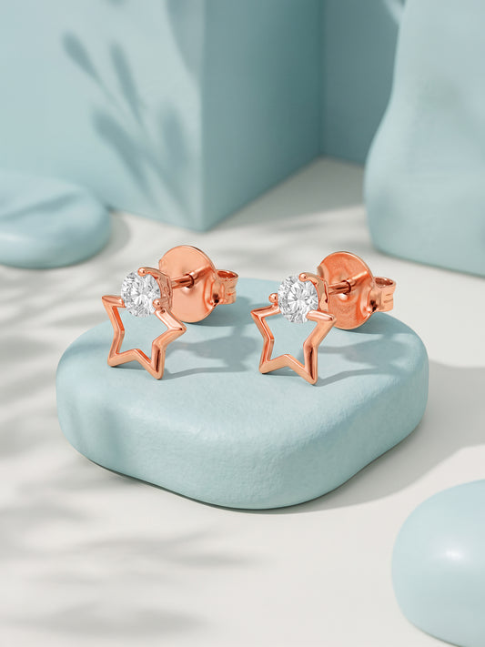 Rose Gold My Starlit Studs