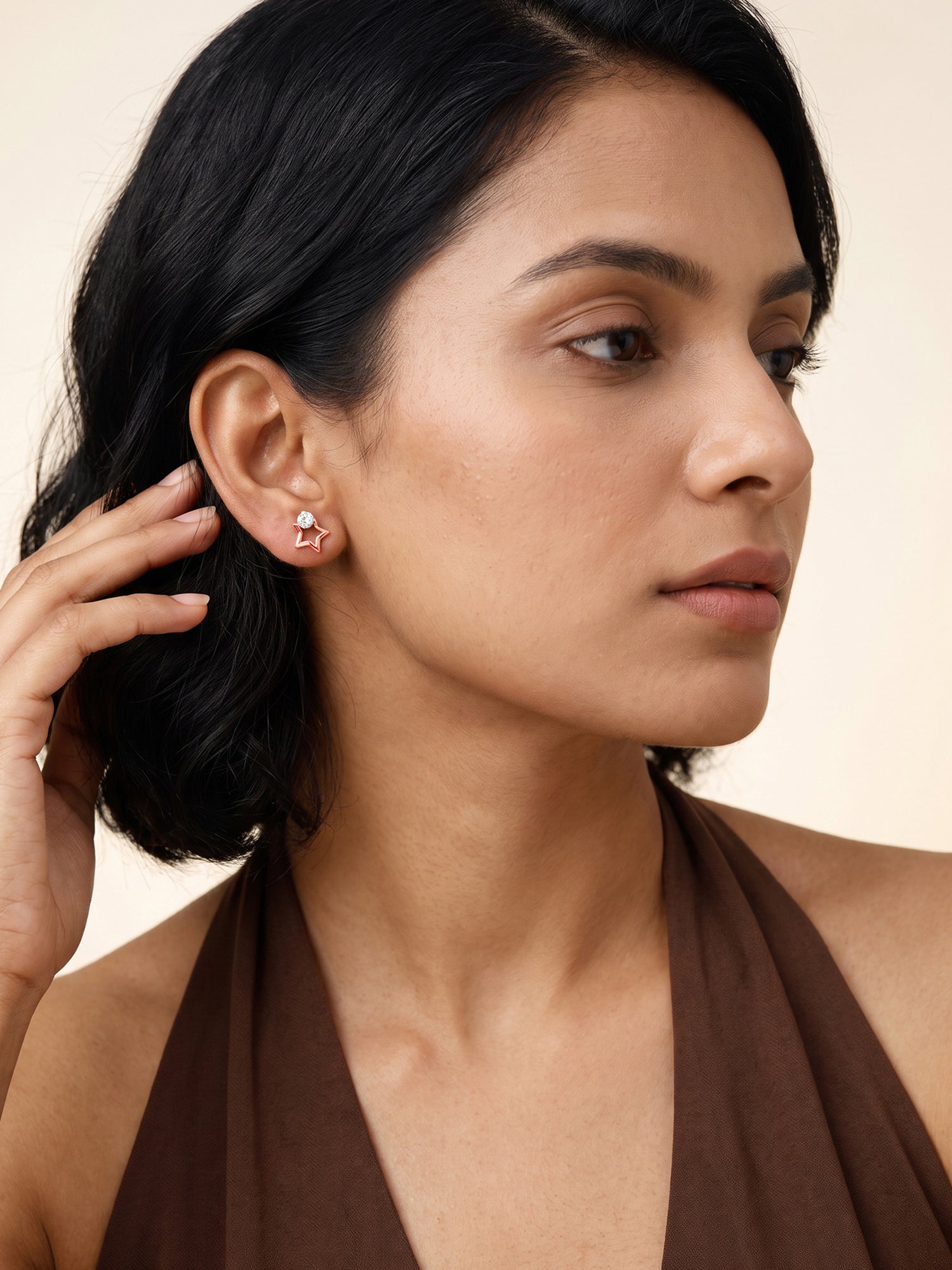 Rose Gold My Starlit Studs