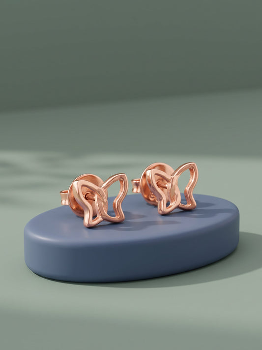 Rose Gold Maripelle Studs