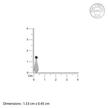 Silver Moonlight Hoop Earrings