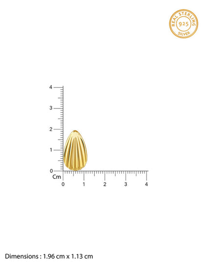 Golden Riva Stud Earrings
