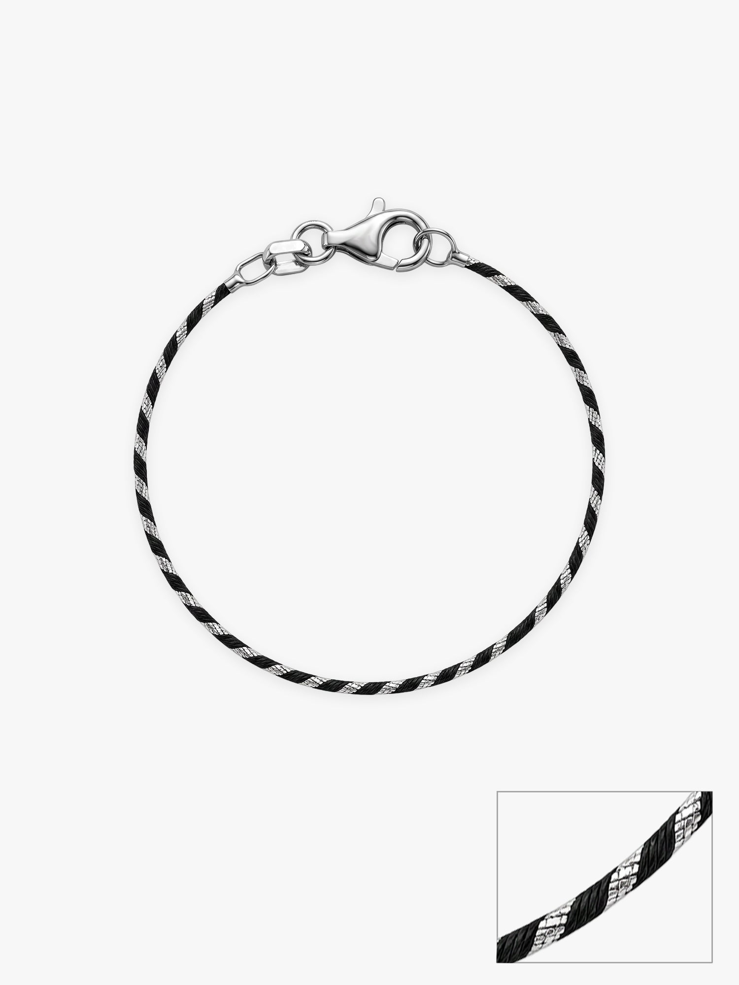 Silver Twinkle Twist Kids Anklet