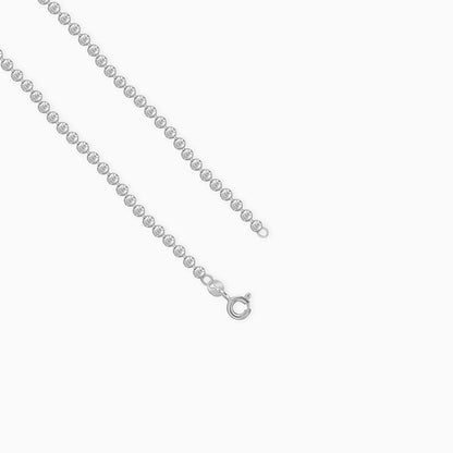Silver Beaded Kids Chain