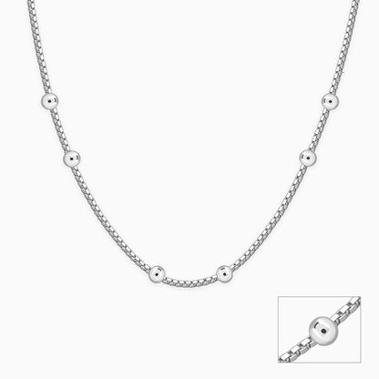 Silver Charming Kids Chain