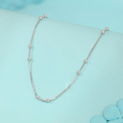 Silver Charming Kids Chain