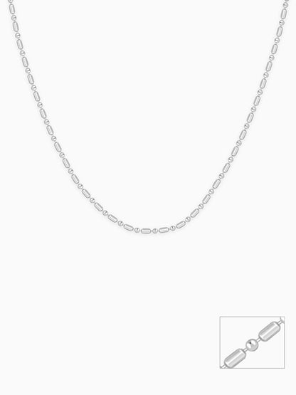 Silver Morse Kids Chain