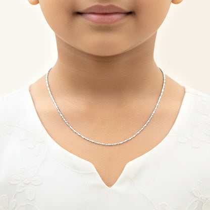 Silver Morse Kids Chain