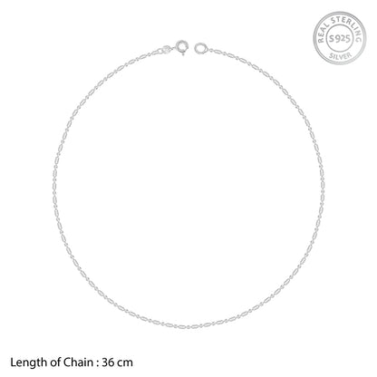 Silver Morse Kids Chain
