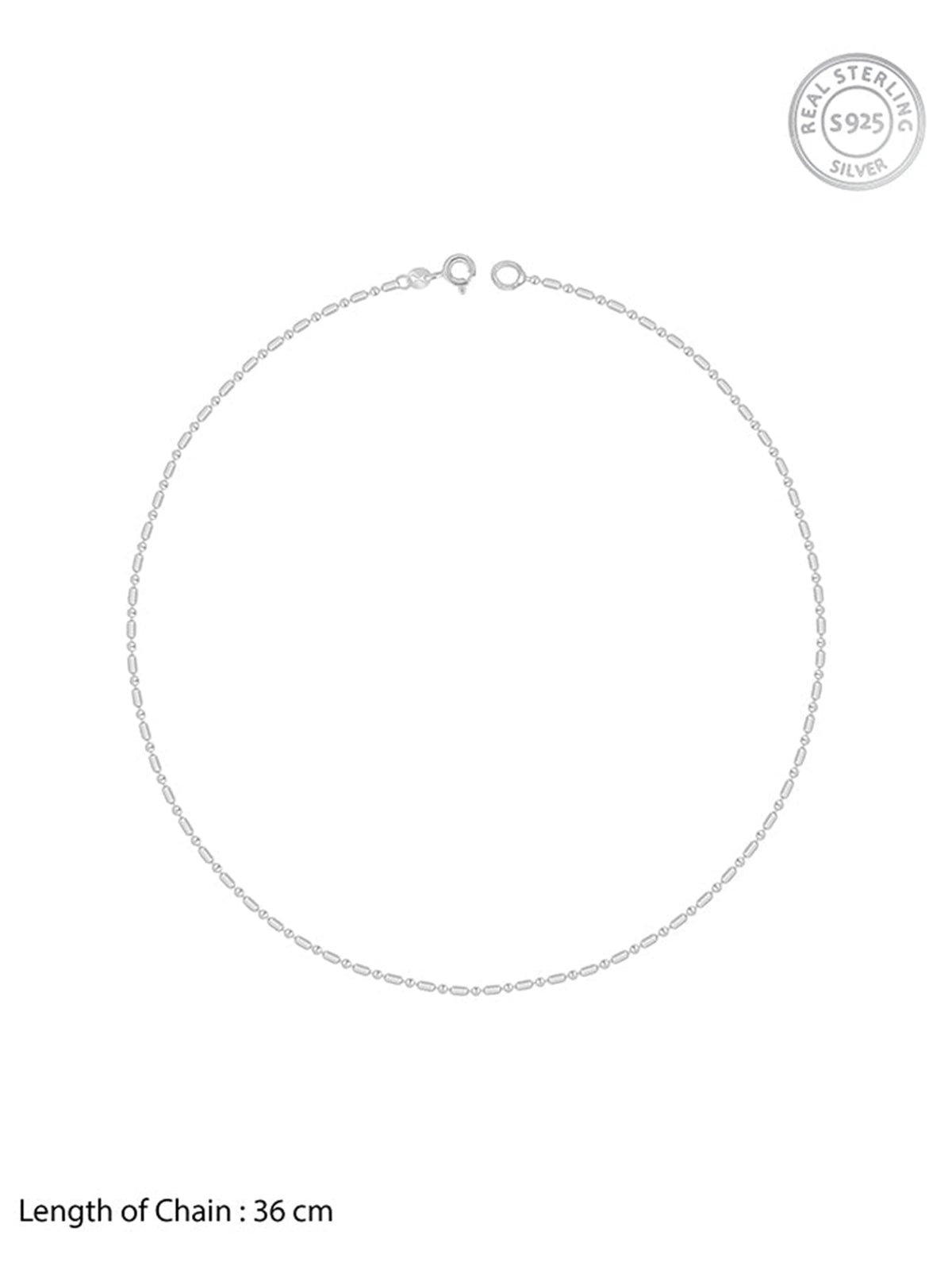 Silver Morse Kids Chain