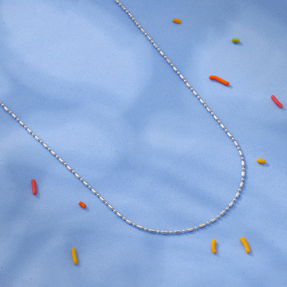 Silver Morse Kids Chain