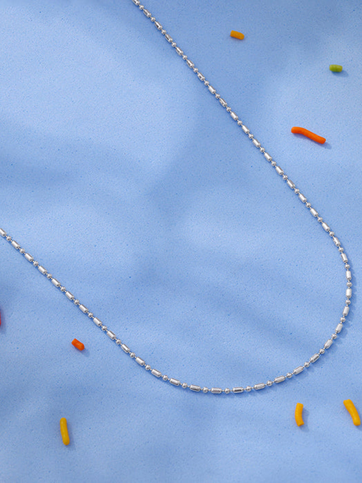 Silver Morse Kids Chain