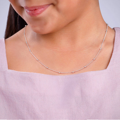 Silver Ballsy Kids Chain