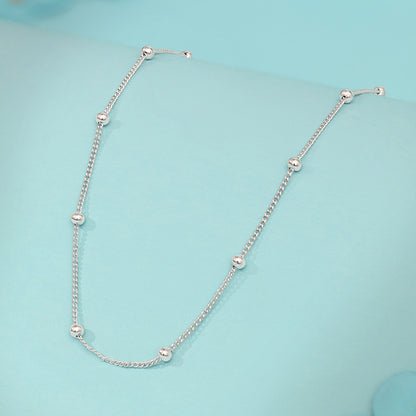 Silver Ballsy Kids Chain