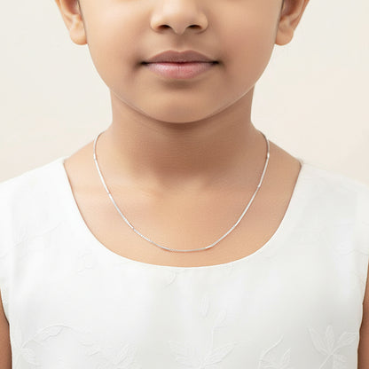 Silver Box Kids Chain