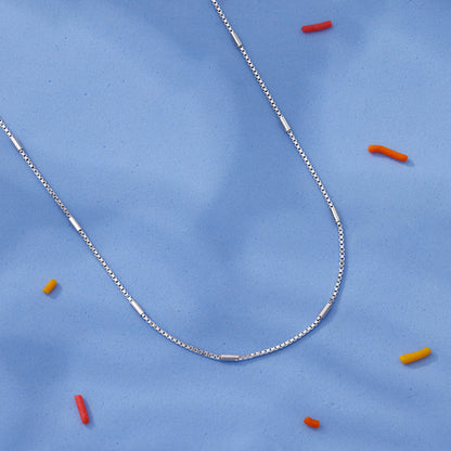 Silver Box Kids Chain