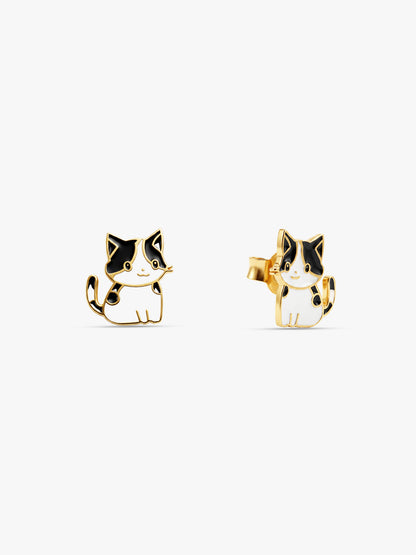Golden Kitty Pie Kids Studs