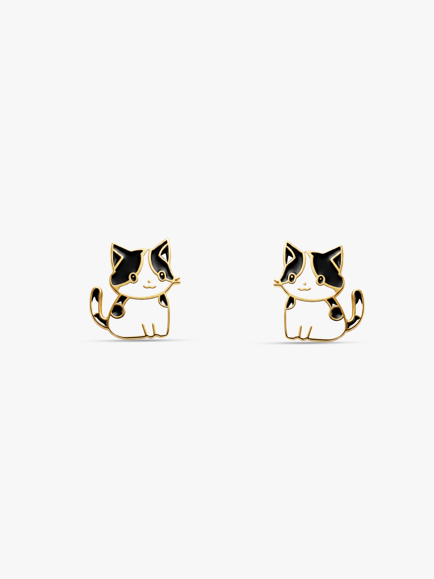 Golden Kitty Pie Kids Studs