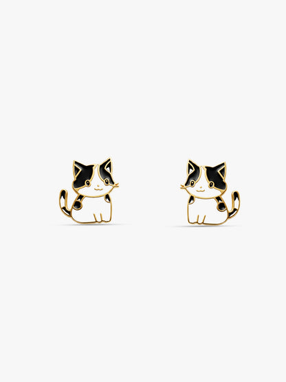 Golden Kitty Pie Kids Studs