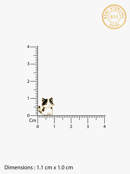 Golden Kitty Pie Kids Studs