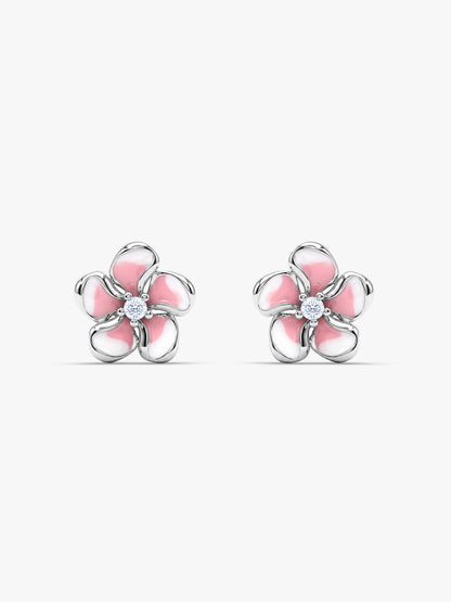 Silver Cute Balsam Kids Studs