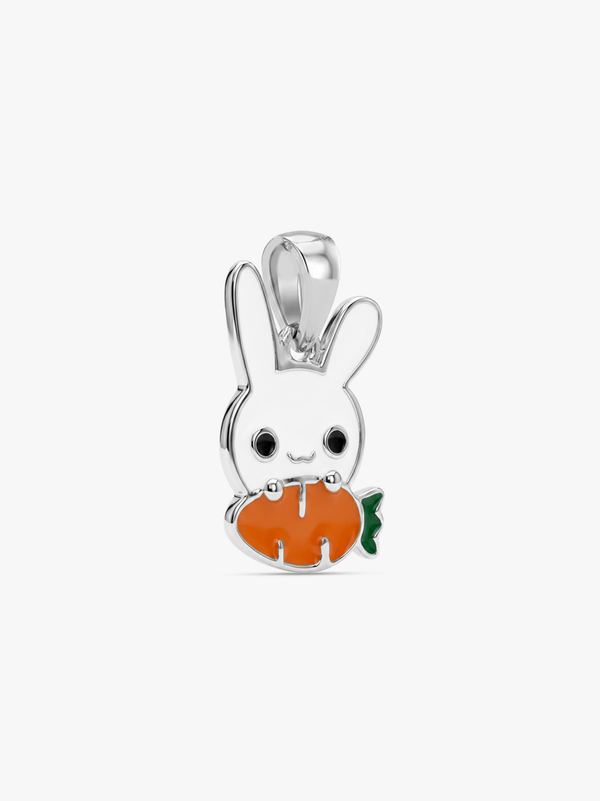 Silver Carrot Cutie Kids Pendant